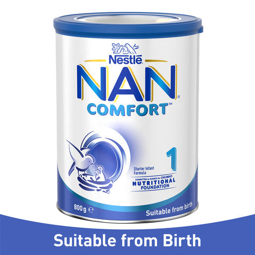 Nestle NAN COMFORT 1 Starter Baby Infant Formula Powder, From Birth 800 g