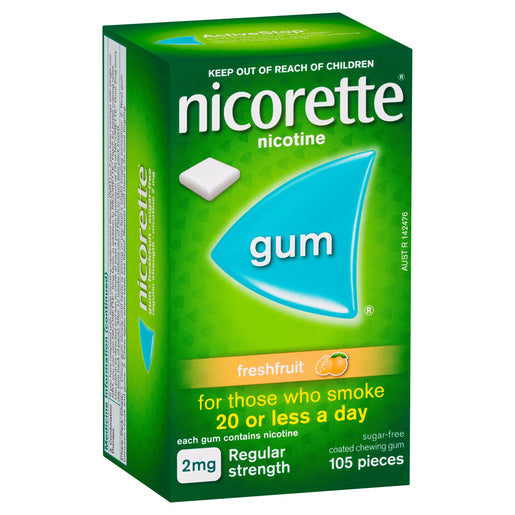 NICORETTE® Gum Fresh Fruit 2mg 105 pack