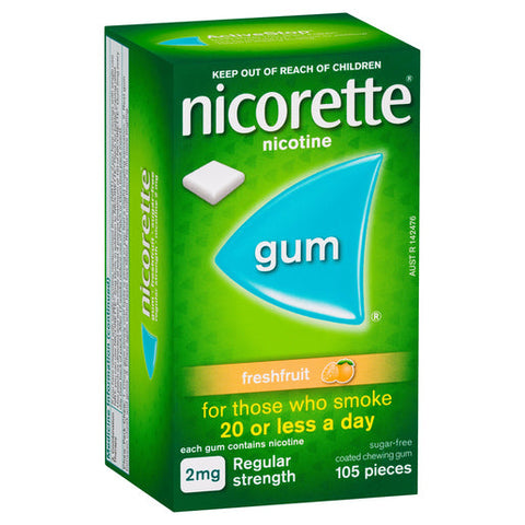 NICORETTE® Gum Fresh Fruit 2mg 105 pack