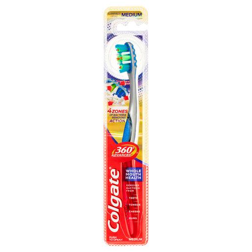 Colgate 360® Advanced Medium Toothbrush 1 ea