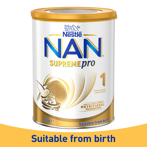 Nestle NAN SUPREMEpro 1 Premium Starter Baby Infant Formula Powder, From Birth 800 g