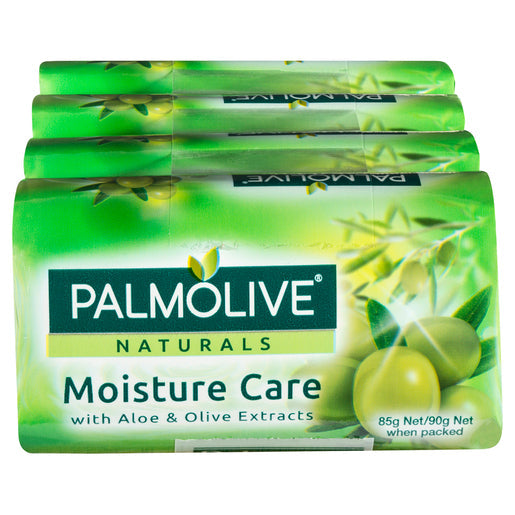 Palmolive Naturals Aloe & Olive Extracts Bar Soap 4 pack