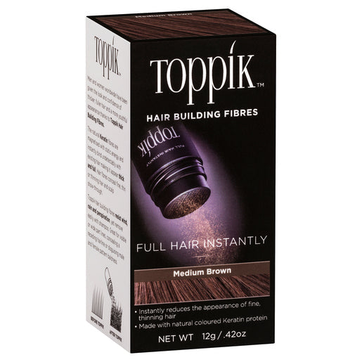 Toppik Hair Building Fibres Medium Brown 12 g