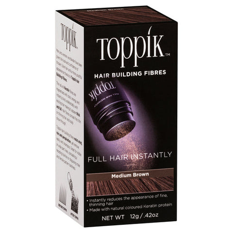 Toppik Hair Building Fibres Medium Brown 12 g