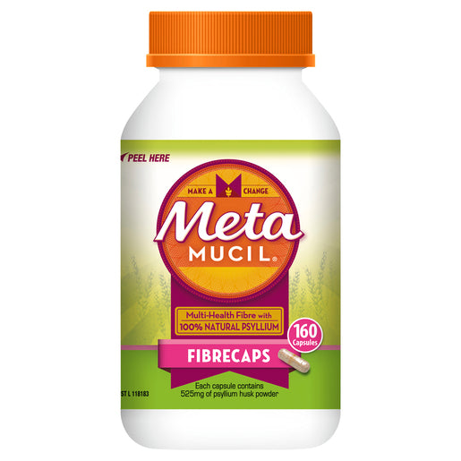 Metamucil Daily Fibre Supplement Fibrecaps 160 capsules