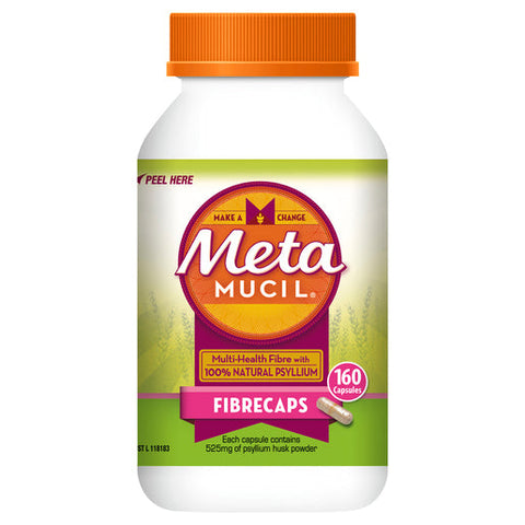 Metamucil Daily Fibre Supplement Fibrecaps 160 capsules