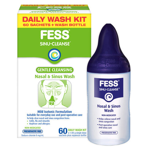 FESS Sinu-Cleanse Gentle Cleansing Daily Wash Kit 1 kit