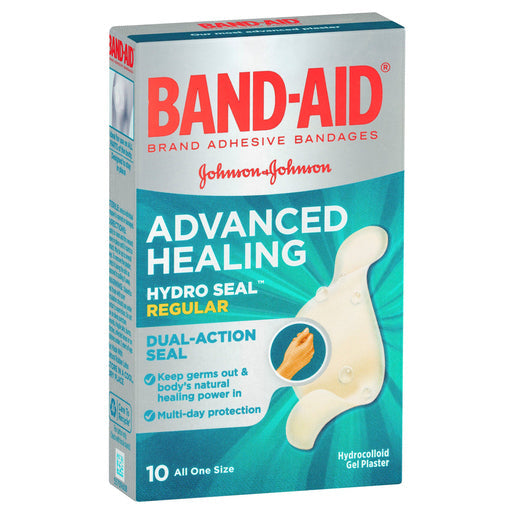 BAND-AID Advanced Healing Adhesive Bandages, Regular 10 pack