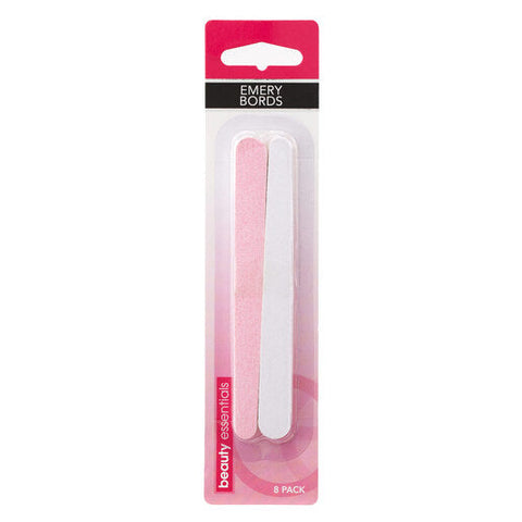Beauty Essentials Emery Boards 8 pack