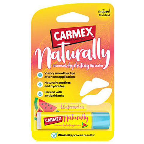 Carmex Naturally Intensely Hydrating Lip Balm Watermelon 4.2 g