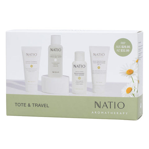 Natio Aromatherapy Tote & Travel Set 4 piece