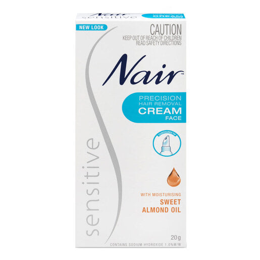 Nair Sensitive Precision Facial Hair Removal Cream 20 g