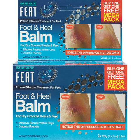Neat FEAT Foot & Heel Balm 2 For 1 2 pack
