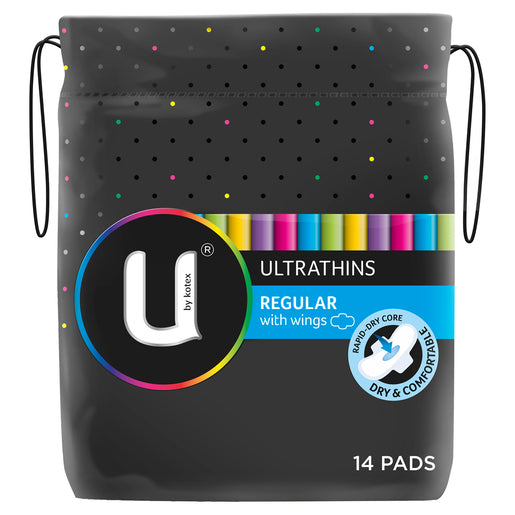 U By Kotex Regular Ultrathin Pads 14 pack