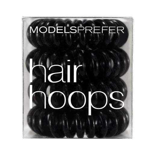 Models Prefer Hair Spirals Black 4 pack