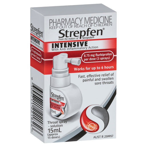 STREPFEN Intensive Throat Spray with Anti Inflammatory Action 15 ml
