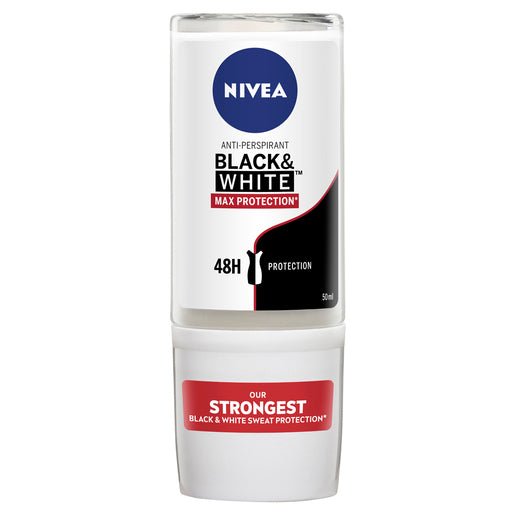 NIVEA Black & White Max Protection Roll On Deodorant 50 ml