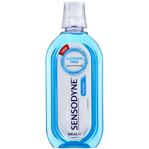 Sensodyne Cool Mint Alcohol Free Mouthwash 500 ml