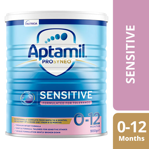 Aptamil Prosyneo Sensitive Infant Formula 0-12 Months 900 g