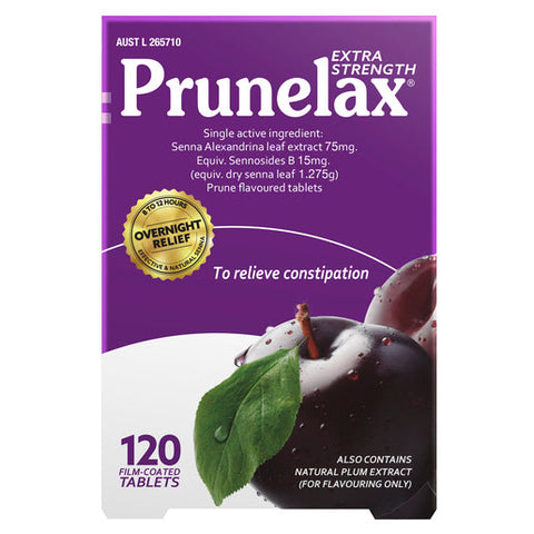 Prunelax Extra Strength 120 tablets