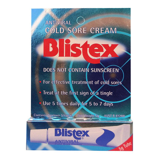 Blistex Antiviral Cold Sore Cream 5 g