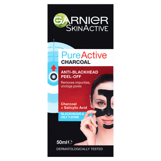 Garnier PureActive Charcoal Anti-Blackhead Peel-Off Mask 50 ml