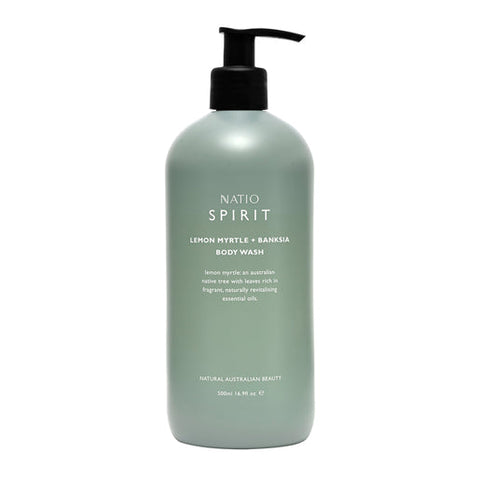 Natio Spirit Lemon Myrtle + Banksia Body Wash 500 ml