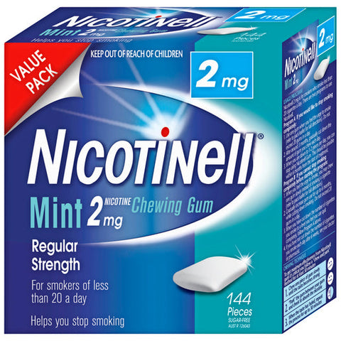 Nicotinell 2mg Mint Gum 144 pack