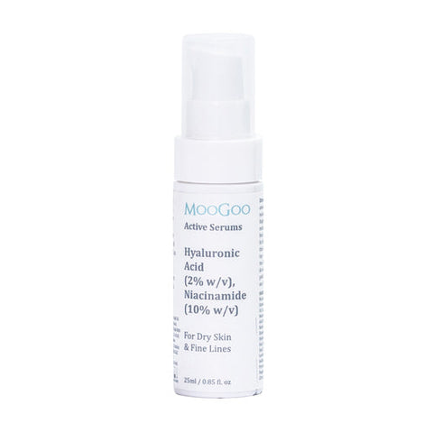 MOOGOO Hyaluronic Acid 2% w/v Niacinamide 10% w/v Active Serum 25 ml