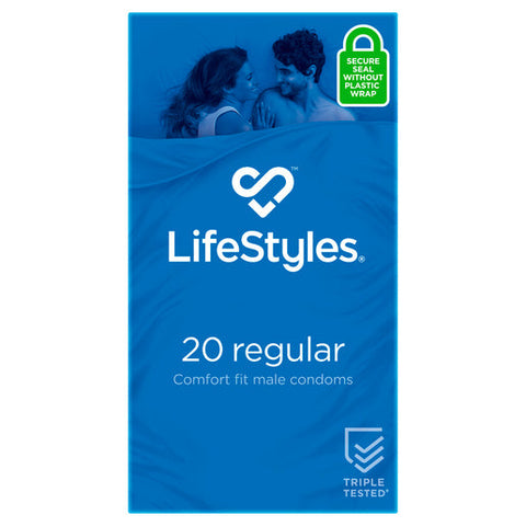 LifeStyles Regular Condoms 20 pack