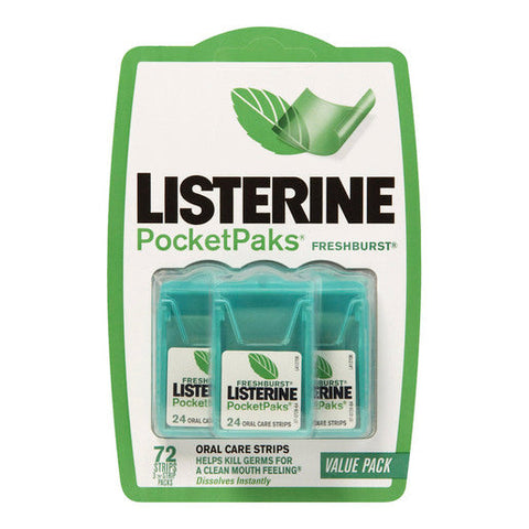 Listerine Pocket Pack Freshburst 72 pack