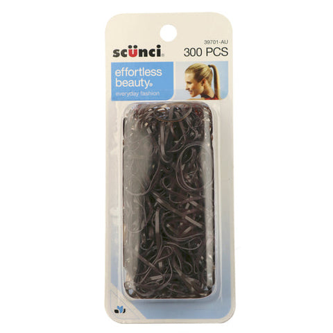 Scunci Brunette Polybands 300 pack