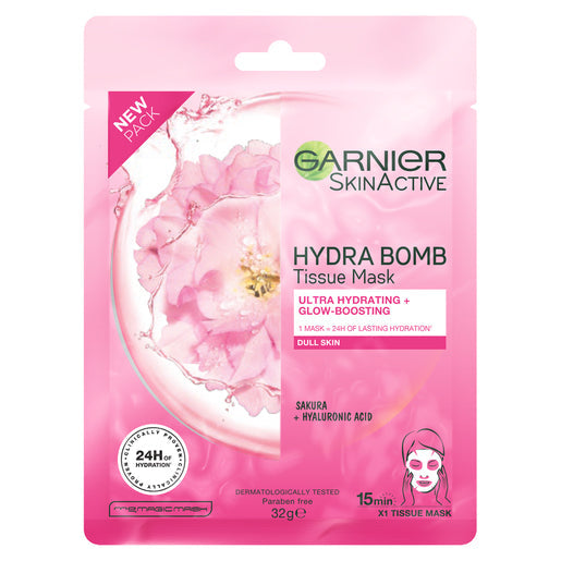 Garnier SkinActive Hydra Bomb Tissue Face Mask Sakura 1 ea