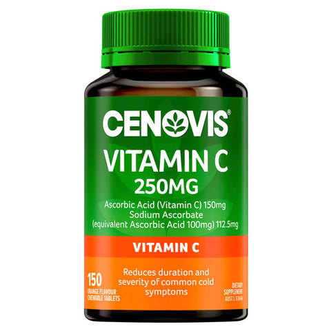 Cenovis Vitamin C 250mg for Immune Support 150 tablets