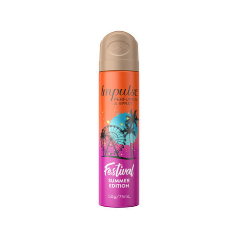 Impulse Body Spray Festival Summer Edition 75 ml