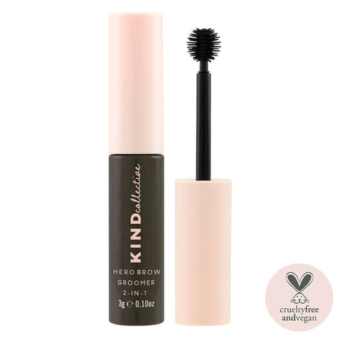 KIND Cosmetics Hero Brow Groomer 2-in-1 Dark Brown 4 g