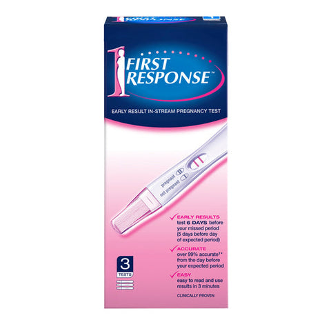 First Response In-Stream Test 3 pack