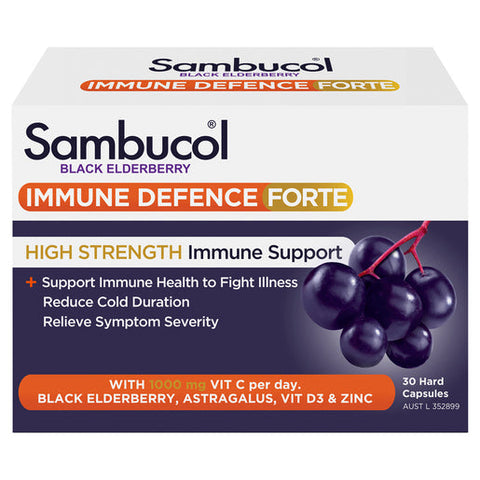 Sambucol Black Elderberry Immune Defence Forte 30 capsules