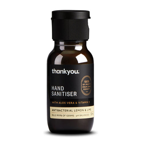 Thankyou Antibacterial Lemon & Lime Hand Sanitiser 50 ml