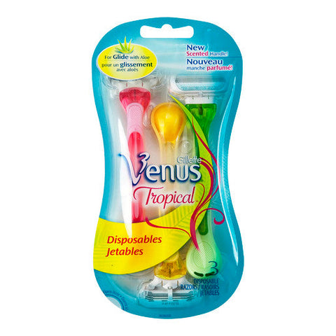 Gillette Venus Tropical Disposable Shaving Razor 3 pack