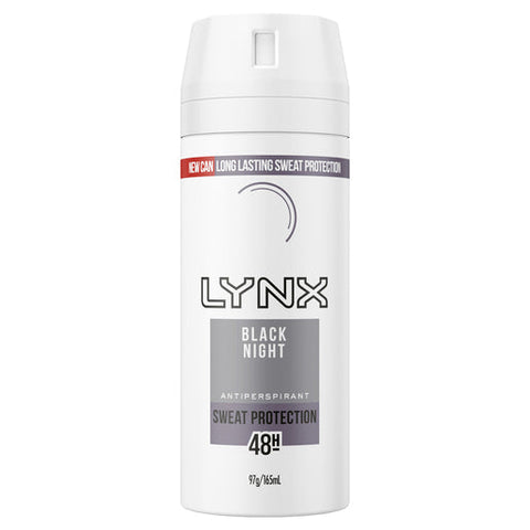 Lynx Antiperspirant Aerosol Black Night 165 ml