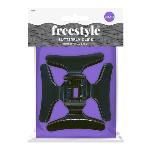 Freestyle Professional Butterfly Clips 4 pack