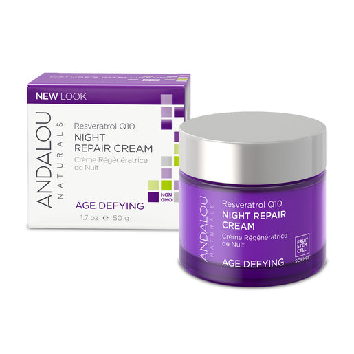 Andalou Naturals Age Defying Resveratrol Q10 Night Repair Cream 50 g