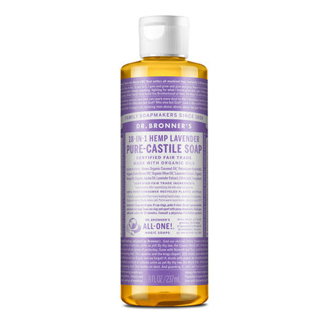 DR. BRONNER'S Lavender Pure-Castile Liquid Soap 237 ml