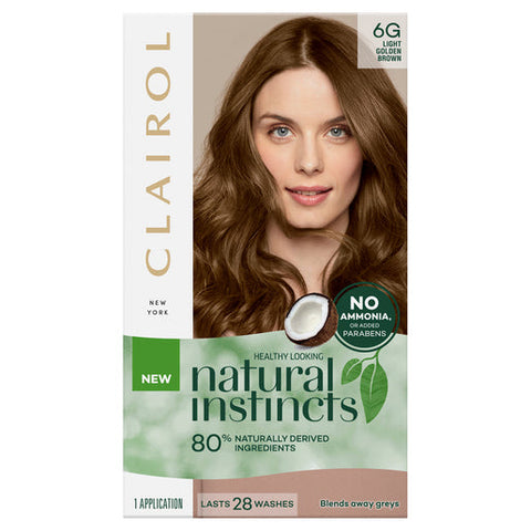 Clairol Natural Instincts 6G Light Golden Brown 1 pack