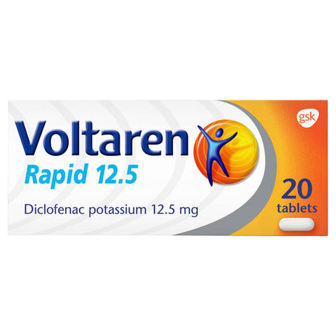 Voltaren Rapid 12.5 20 tablets