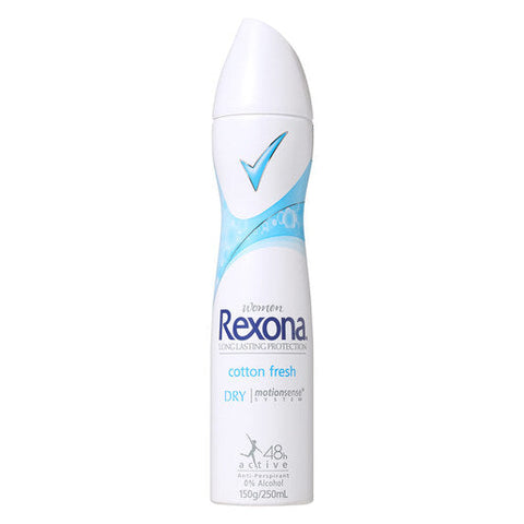 Rexona Antiperspirant Aerosol Deodorant Cotton Dry 250 ml