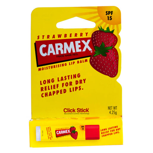 Carmex Lip Balm Strawberry Click Stick™ SPF15 4.25 g