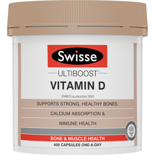 Swisse Ultiboost Vitamin D 400 capsules