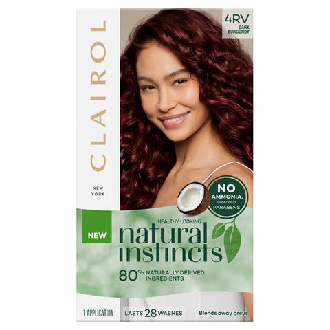 Clairol Natural Instincts 4RV Dark Burgundy 1 pack